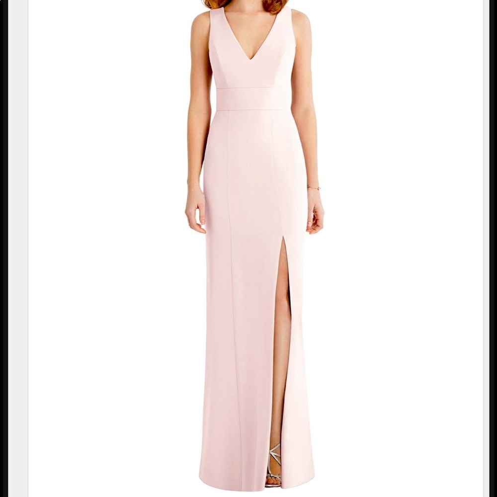 After six blush long dress 6L